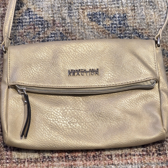 Kenneth Cole Reaction Gold Crossbody Bag - Picture 1 of 5